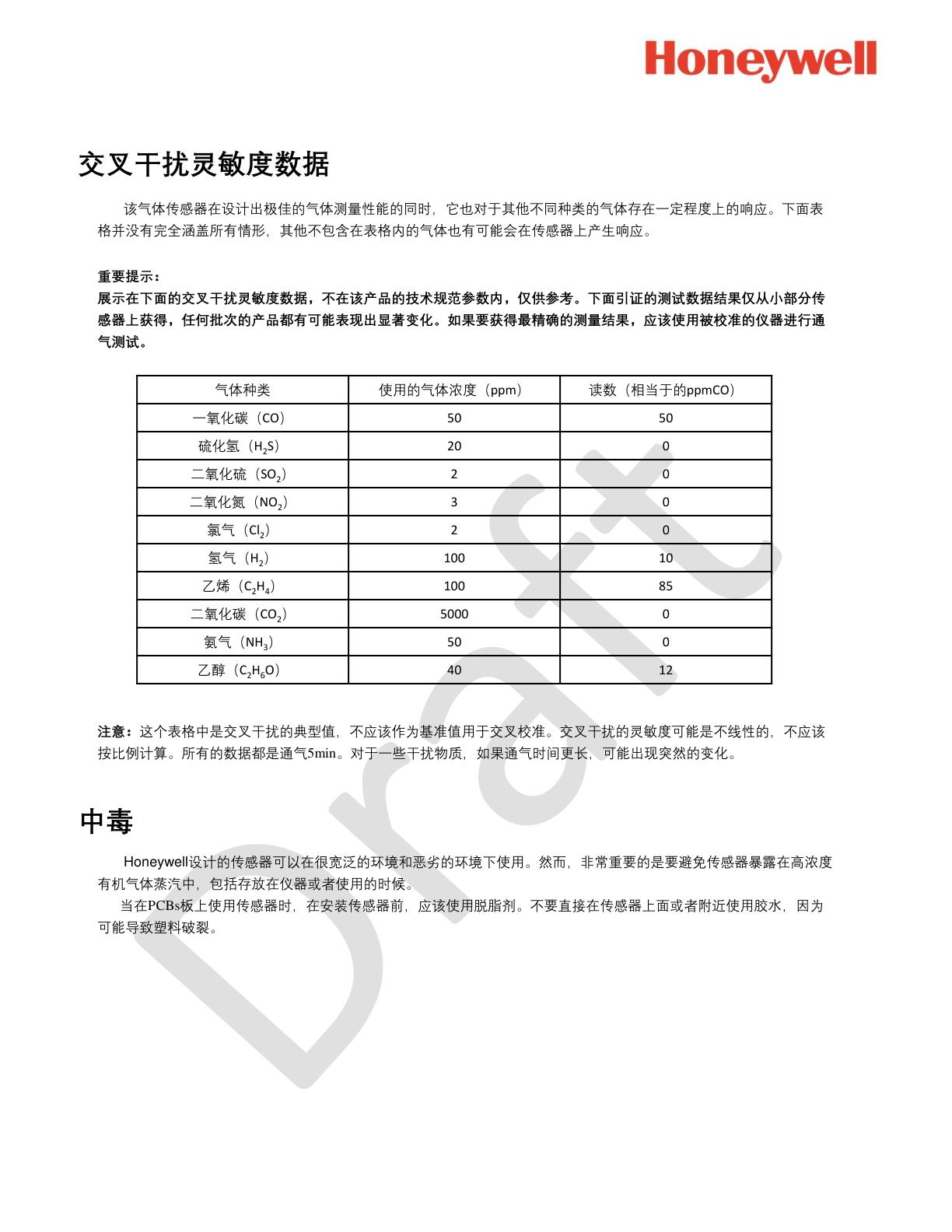 霍尼韦尔-4CO-500说明书